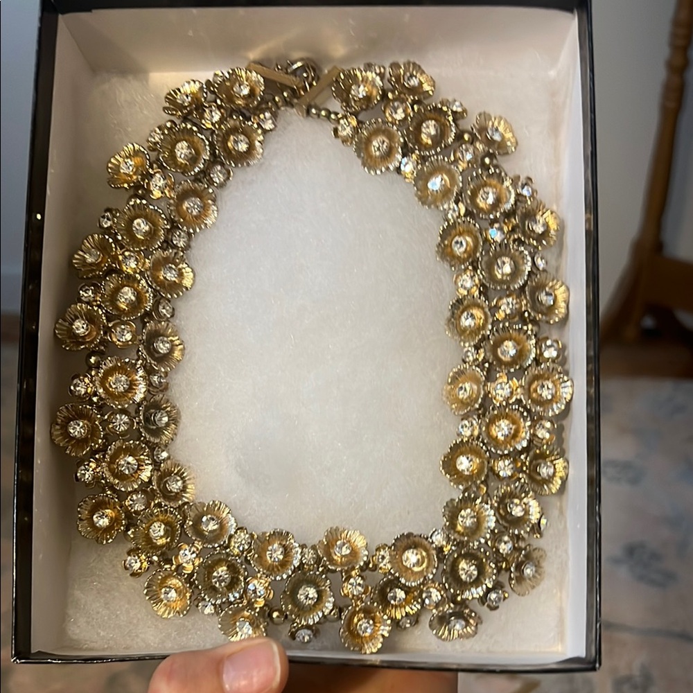Elegant Costume Floral Necklace